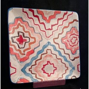 Certified‎ International French Meadows Poetic Wanderlust Salad Plate White